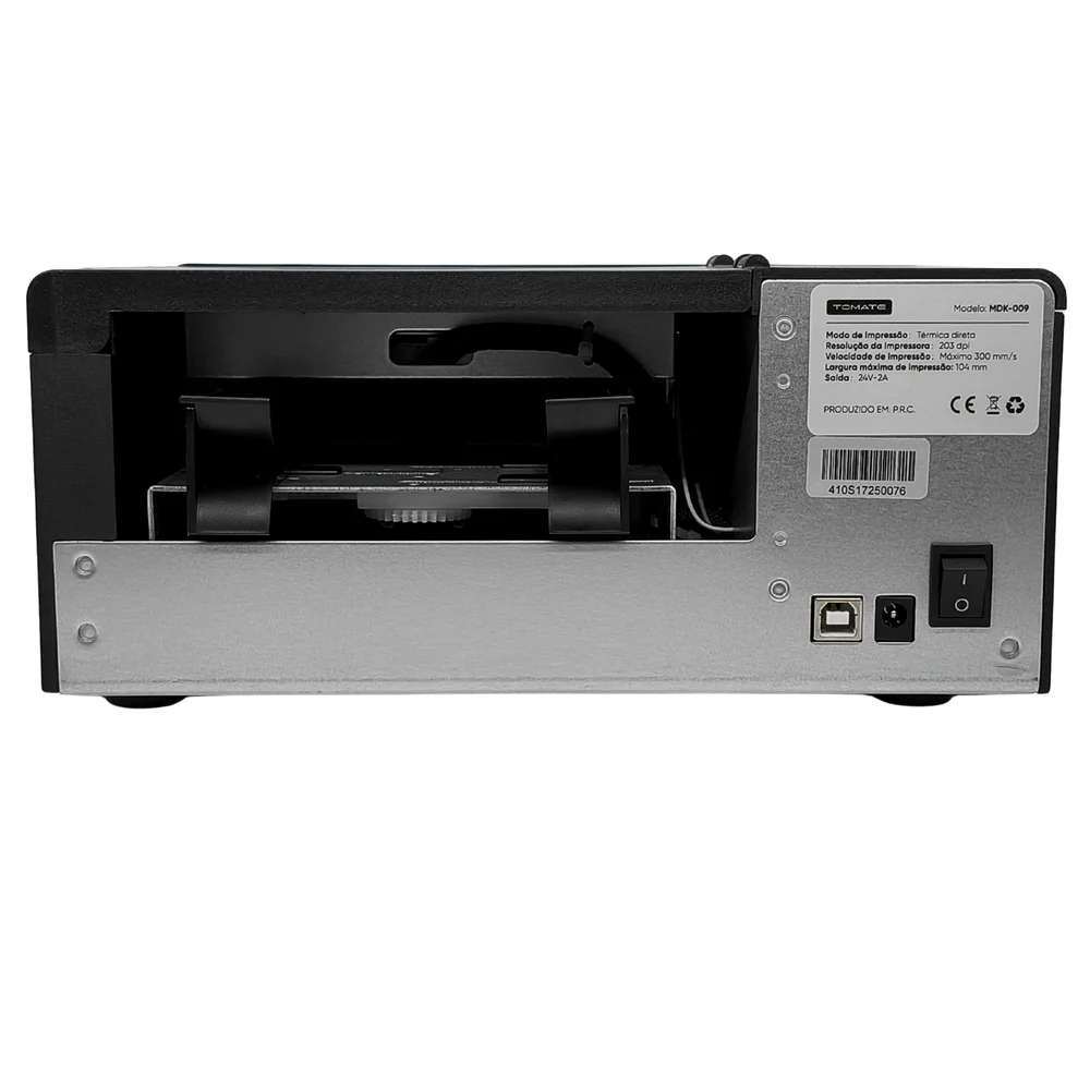 Imagem 3 de 5 do produto Impressora Térmica Direta Para Etiquetas 300mm/s 203dpi Usb, Ideal Para Escritórios E Lojas