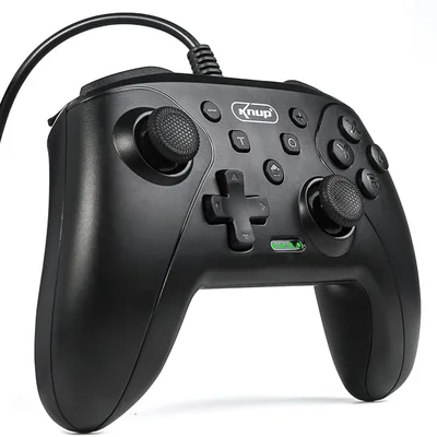 Controle Joystick Knup Kp-cn700 Compatível Com PC Nintendo Switch  Ps3 Android Com Fio Usb