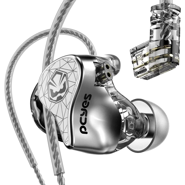 Imagem 3 de 5 do produto Headset Gamer PCyes Tyet – Driver Dinâmico 10mm, Intra-auricular, P3 3,5mm, Cabo Destacável 1,6m