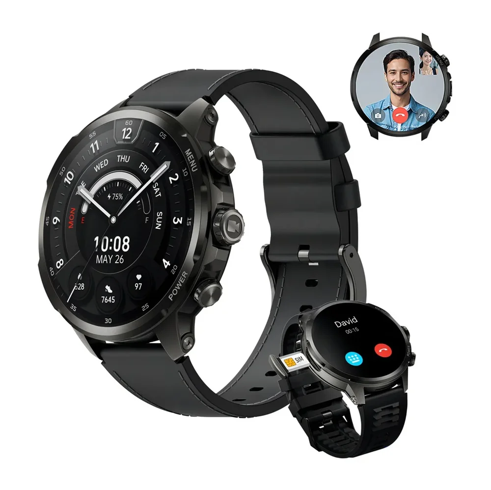 Imagem 4 de 5 do produto Smartwatch Black Shark Watch X Pro Com 4g E 32gb Esim, Wi-fi, Preto + Pulseira Bs-w2409 (anatel)
