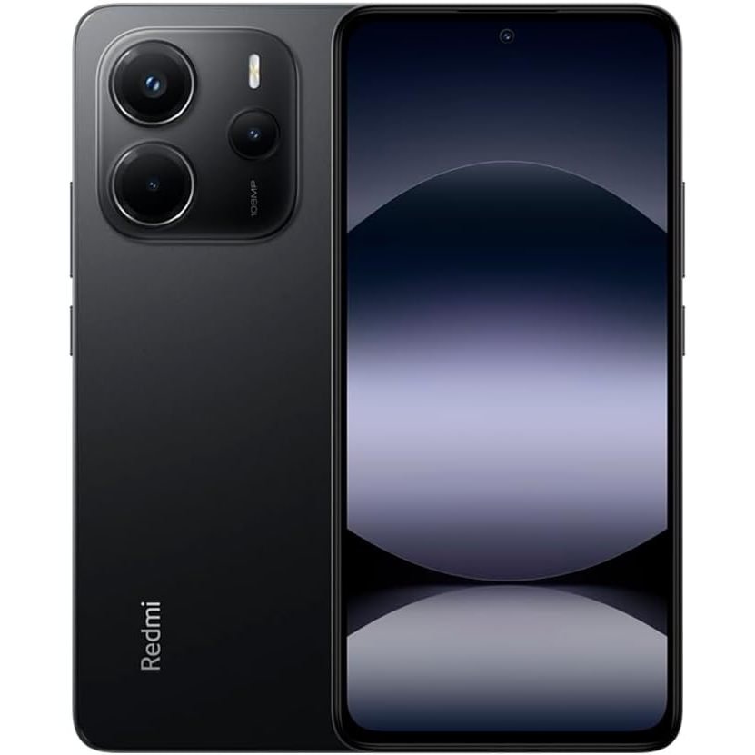 Smartphone Xiaomi Redmi Note 14, 256GB, 8GB RAM, Câmera IA 108MP, Tela AmoLED FHD+ 6.67", 4G, Preto