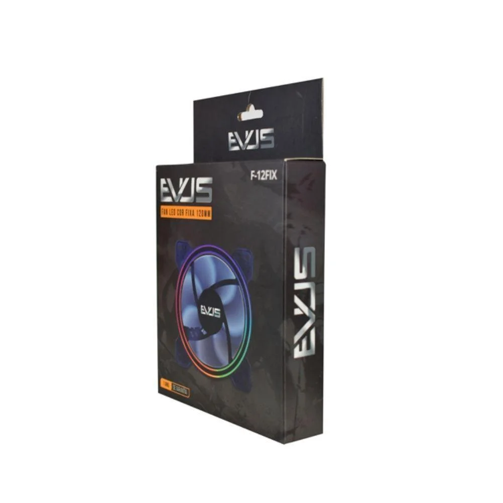 Imagem 2 de 5 do produto Cooler Gamer Evus F-12fix Fan 12cm Com LED