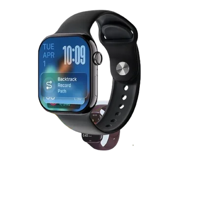 Smartwatch Microwear S11 Pro AmoLED 2gb Série 11 Responde Whatsapp - Preto