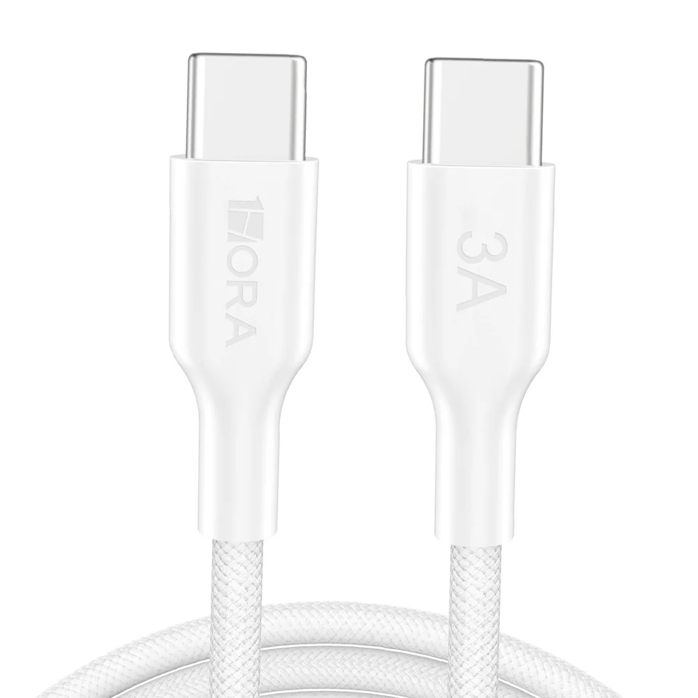 Imagem 4 de 5 do produto Cabo Usb C 1hora Máximo 3a Macho/macho 1 Metro Branco