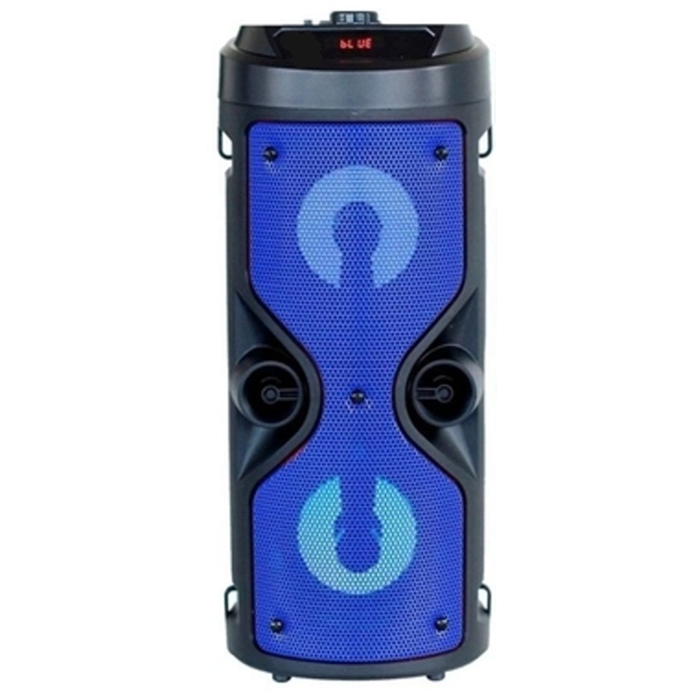 Caixa Som Karaoke Com 1 Microfone, Karaoke Profissional Com Controle Remoto, Luzes LED, Suporte Para Cartão Tf/usb/aux, Fm, Rec, Tws Para Festas