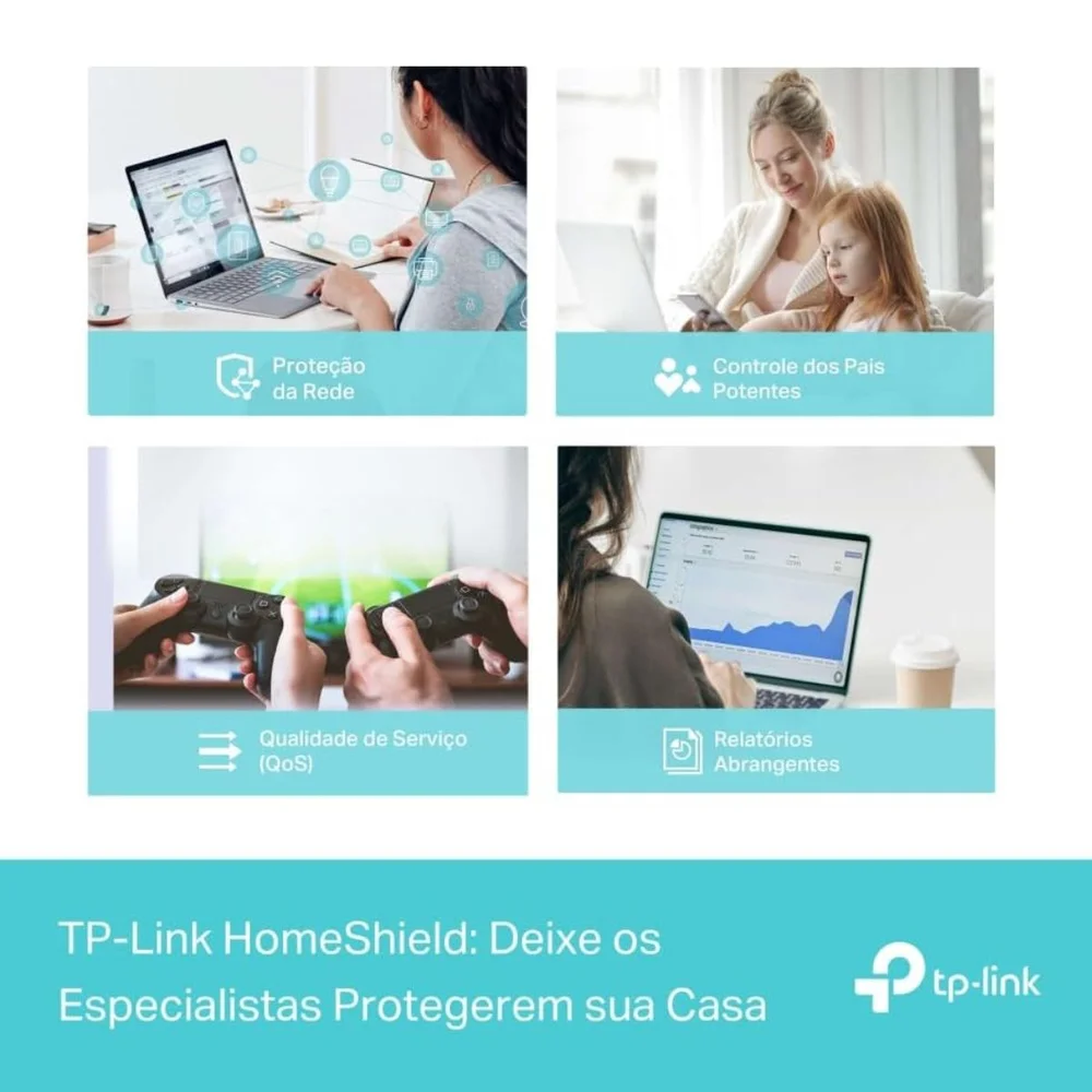 Imagem 4 de 5 do produto Roteador Tp-link Deco X50 Ax3000 Gigabit Dual Band 2.4/5ghz Wi-fi 6