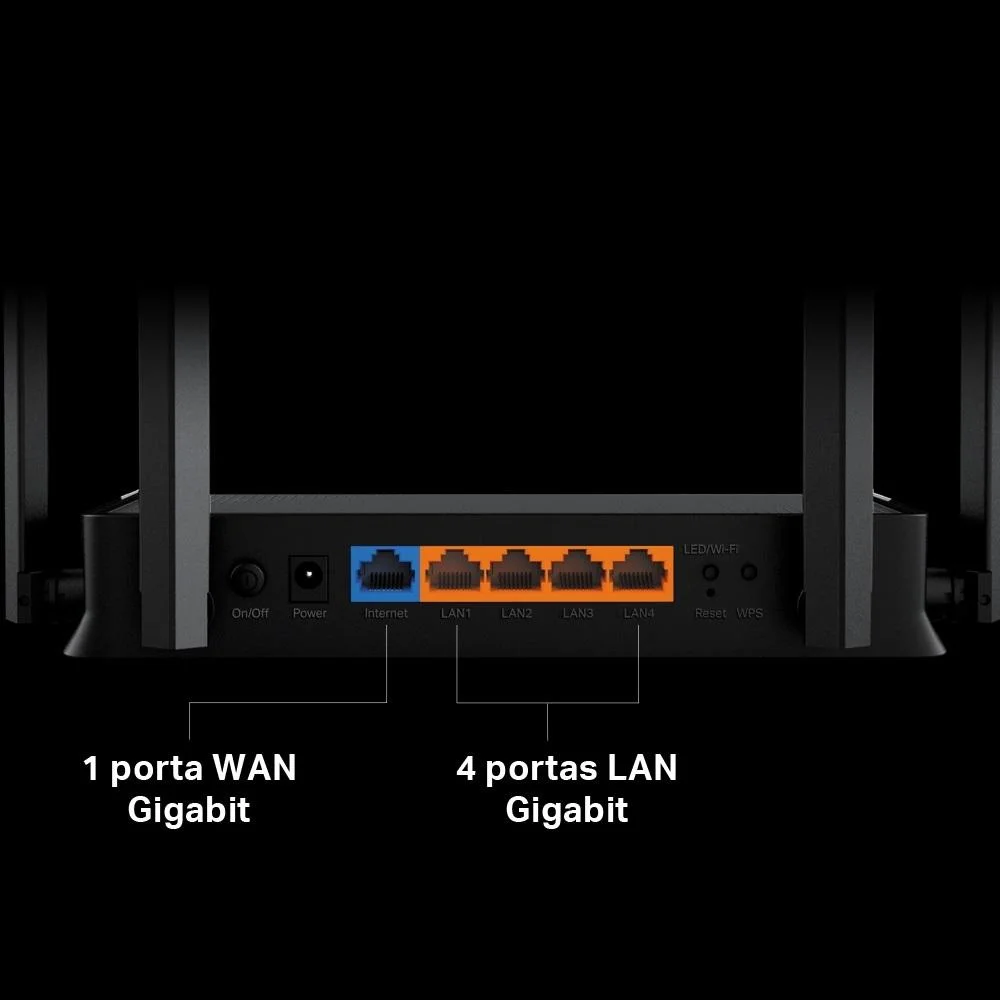Imagem 3 de 5 do produto Roteador Tp-link Archer Be220 Be3600 Gigabit Dual Band 2.4/5ghz Wi-fi 7