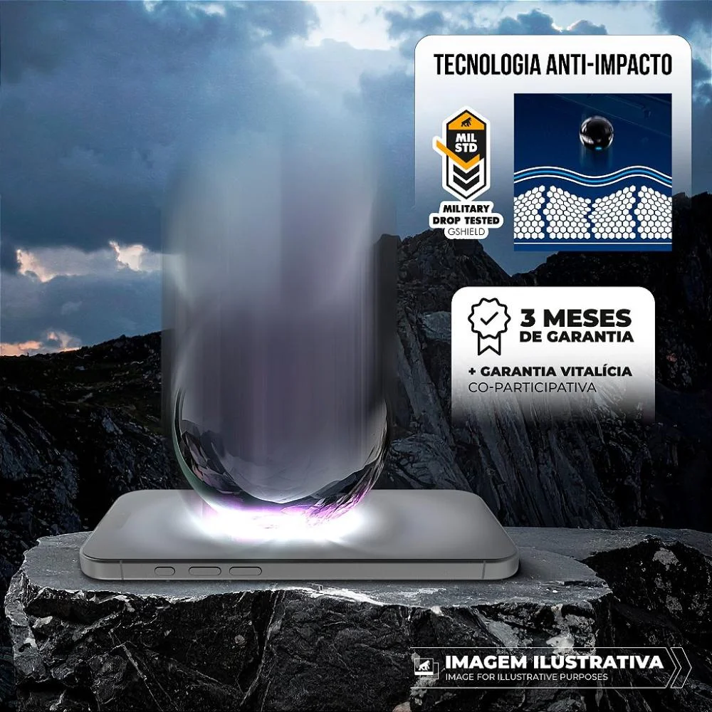 Imagem 4 de 5 do produto Película Para Xiaomi Poco M7 - Hydrogel Gamer Fosca - Gshield