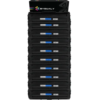 Kit 10 Toner Byqualy Compatível Samsung D111 Mlt111 111 M2020 M2021 m2070 1,8k Novo