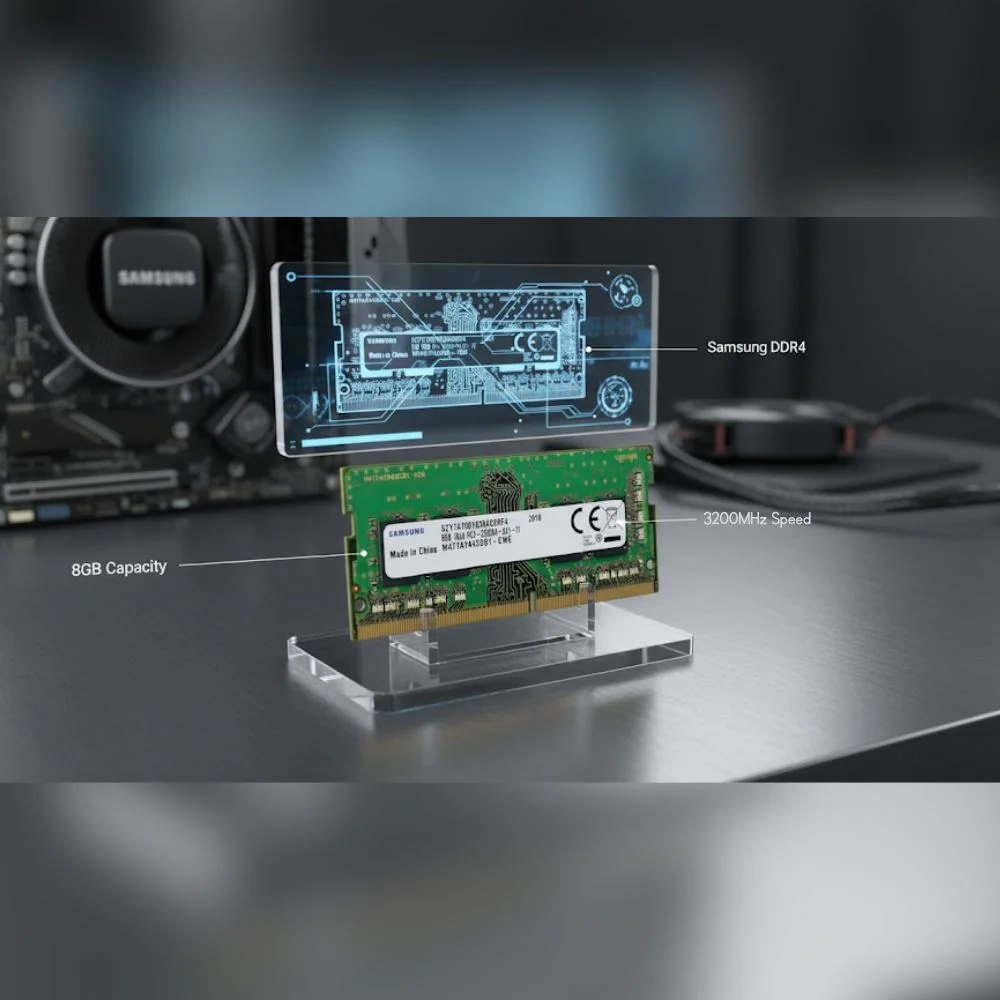 Samsung DDR4 3200 8GB ×2　計 16GB Memoria Ram Samsung, Sodimm, 2 X 16 Gb, Ddr4, 3200 Mhz, 2rx8
