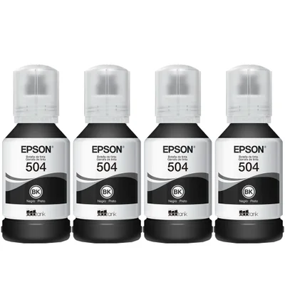 Kit Tinta   L6270 L4150 L4260 L6191 L6171 T504 Preto