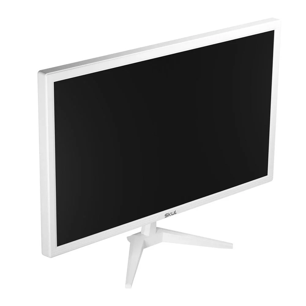 Monitor 19,5" 75hz Gamer Escritório Home Office Led 5Ms Hdmi + Vga Branco Skul Monitor 19,5" 75hz Gamer Escritório Home Office Led 5Ms Hdmi + Vga Branco Skul