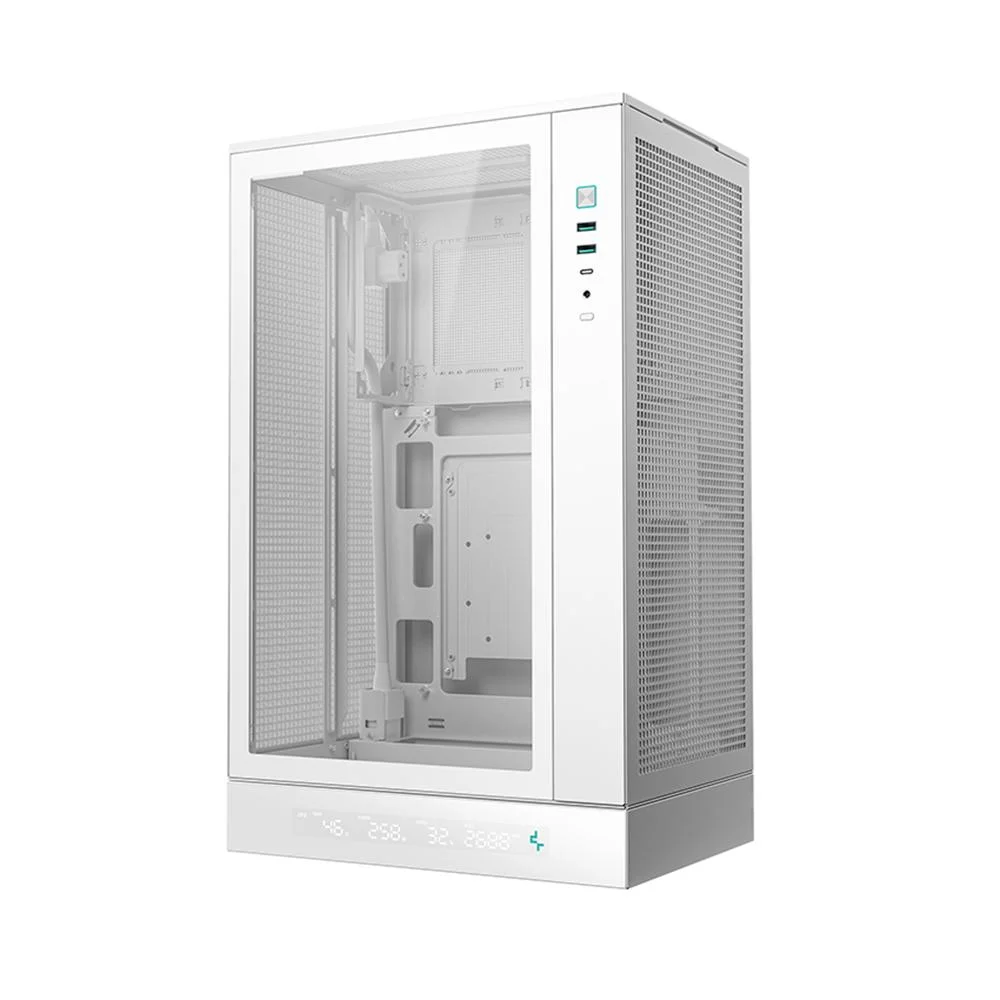Imagem 4 de 5 do produto Gabinete Gamer Deepcool Ch270 Digital Mini Tower Vidro Frontal Branco