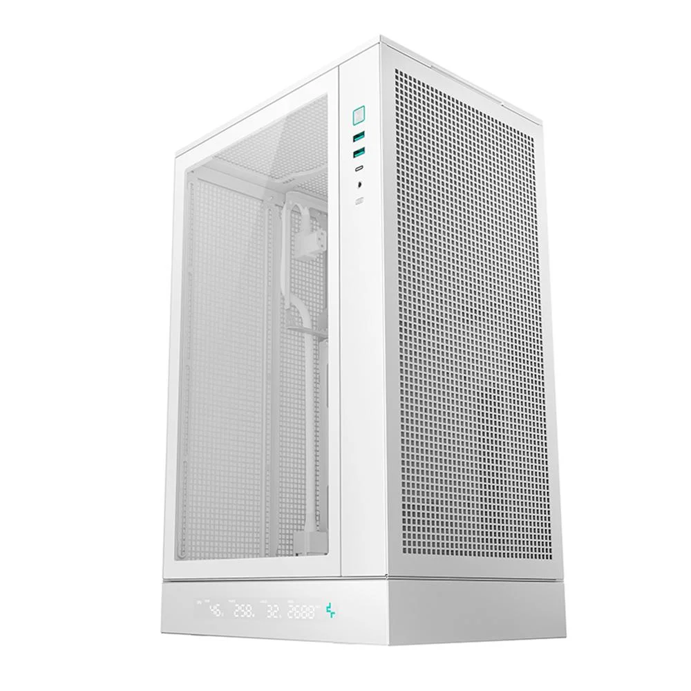 Imagem 5 de 5 do produto Gabinete Gamer Deepcool Ch270 Digital Mini Tower Vidro Frontal Branco
