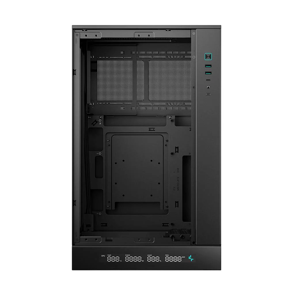 Imagem 4 de 5 do produto Gabinete Gamer Deepcool Ch270 Digital Mini Tower Vidro Frontal Preto