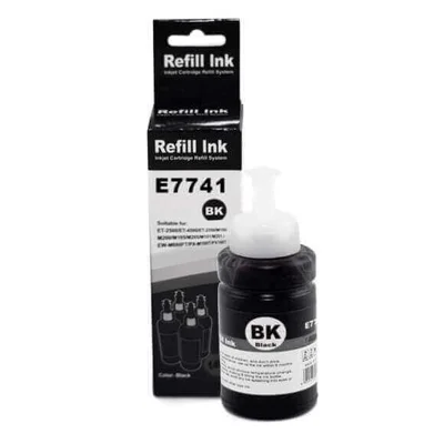 Compatível Refil De Tinta P/ Epson 774 T774120 Preta 140ml