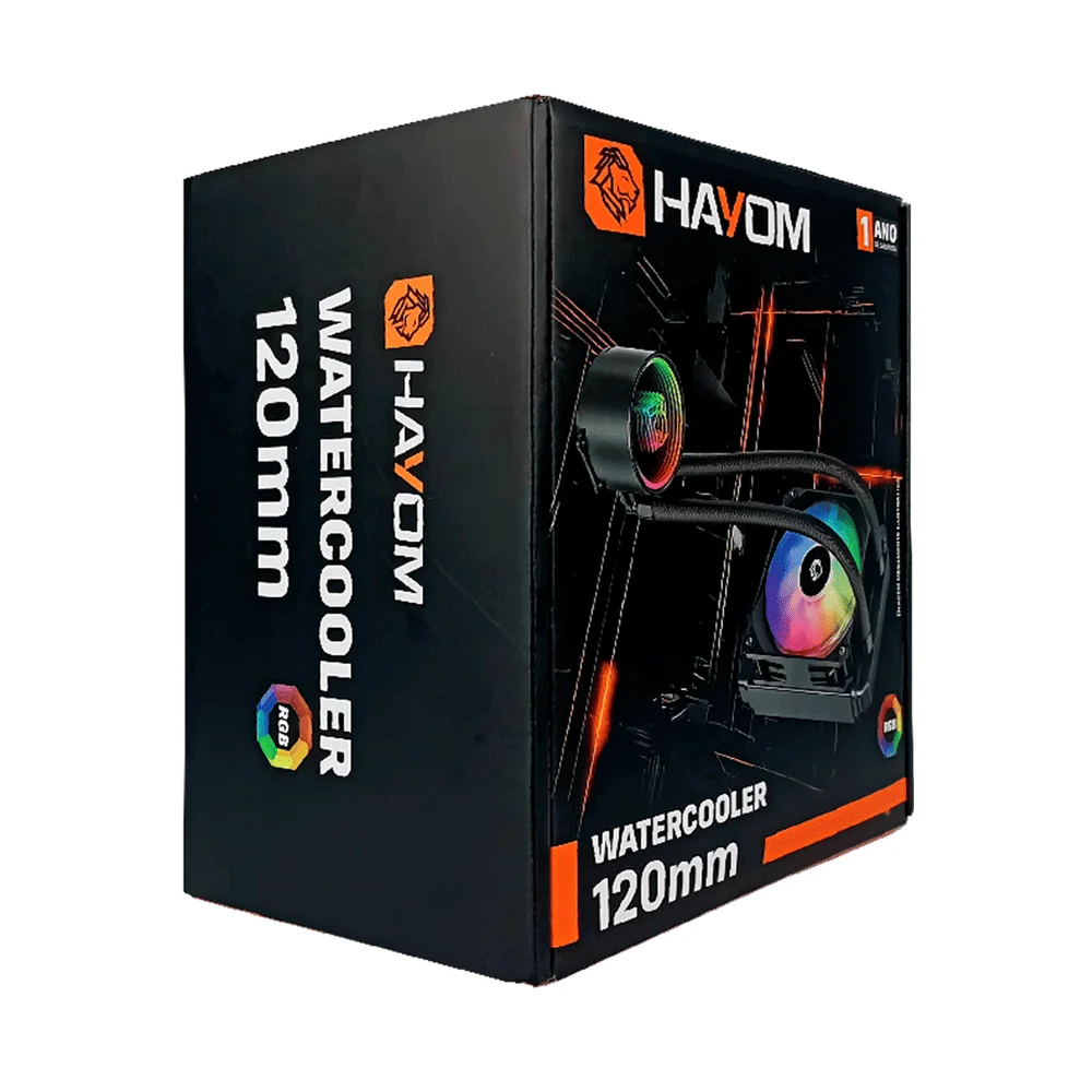 Water Cooler Fc1314 Rainbow Preto 120mm - Hayom Water Cooler Fc1314 Rainbow Preto 120mm - Hayom
