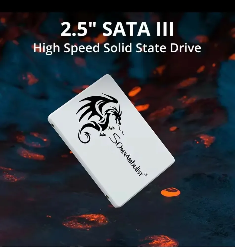 SSD Somnambulist 120GB Branco 2.5 Sata3 H650 550mbps SSD Somnambulist 120GB Branco 2.5 Sata3 H650 550mbps