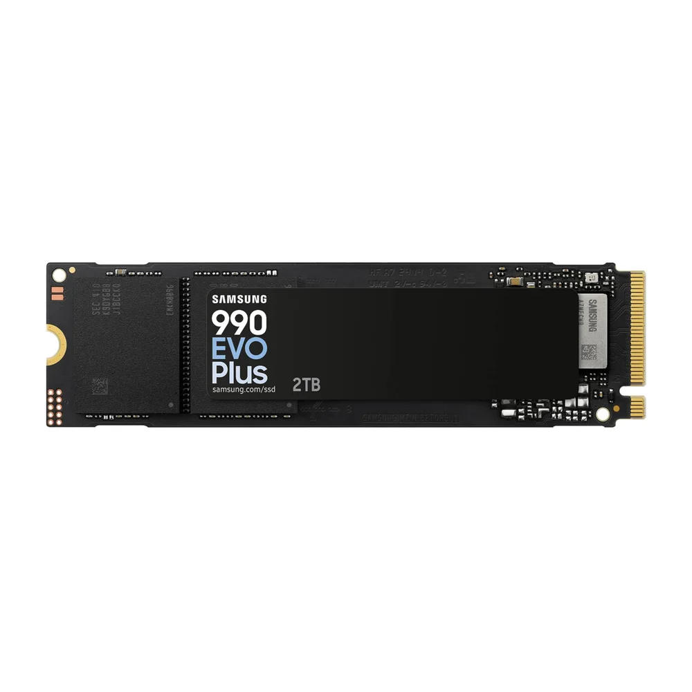 Hd SSD M.2 2280 2TB Samsung 990 Evo Plus Nvme 1.4 PCi-e X4, Leitura 7250 Mb/s - Escrita 6300 Mb/s Compatível Com Ps5 - Mz‑v9s2t0b/am