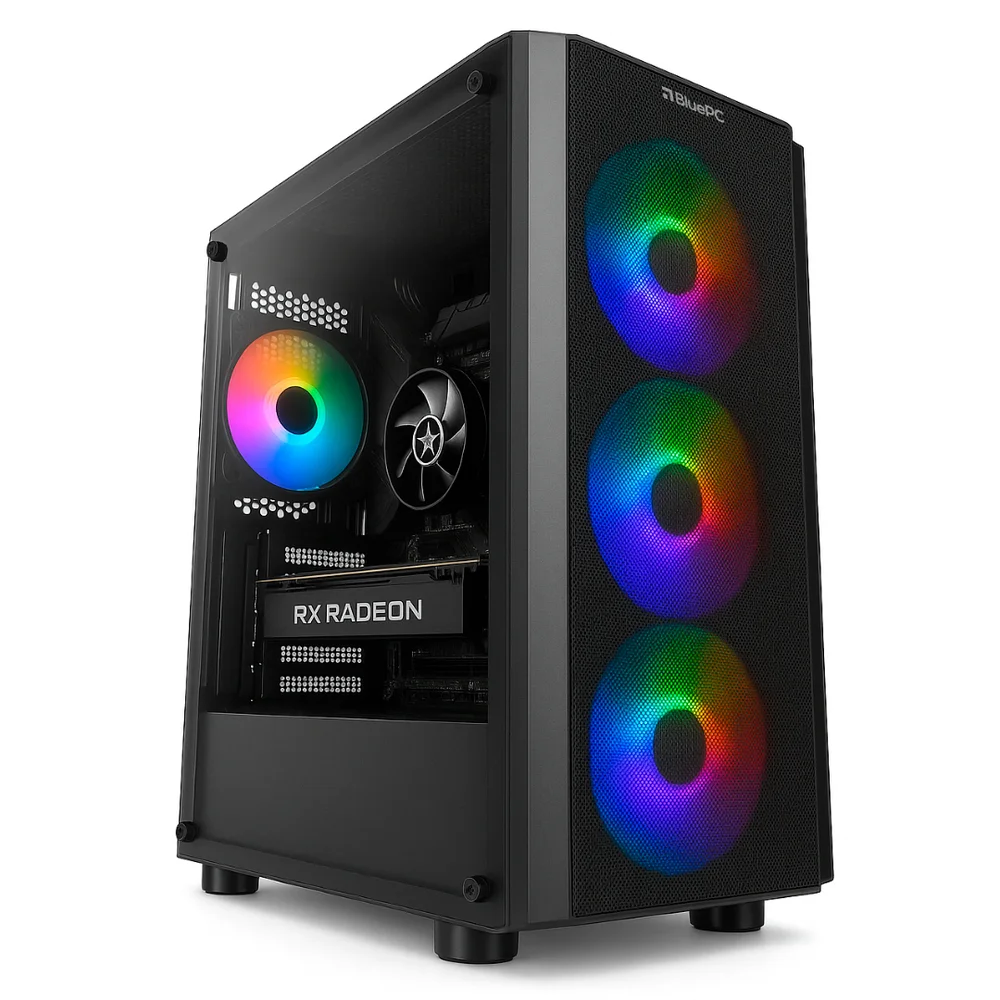 PC Gamer Balão.info Frag, Intel Core i5 14400f, Radeon Rx 580 8GB, 16gb Ddr4, SSD 512gb Nvme - Pgbp-fra138