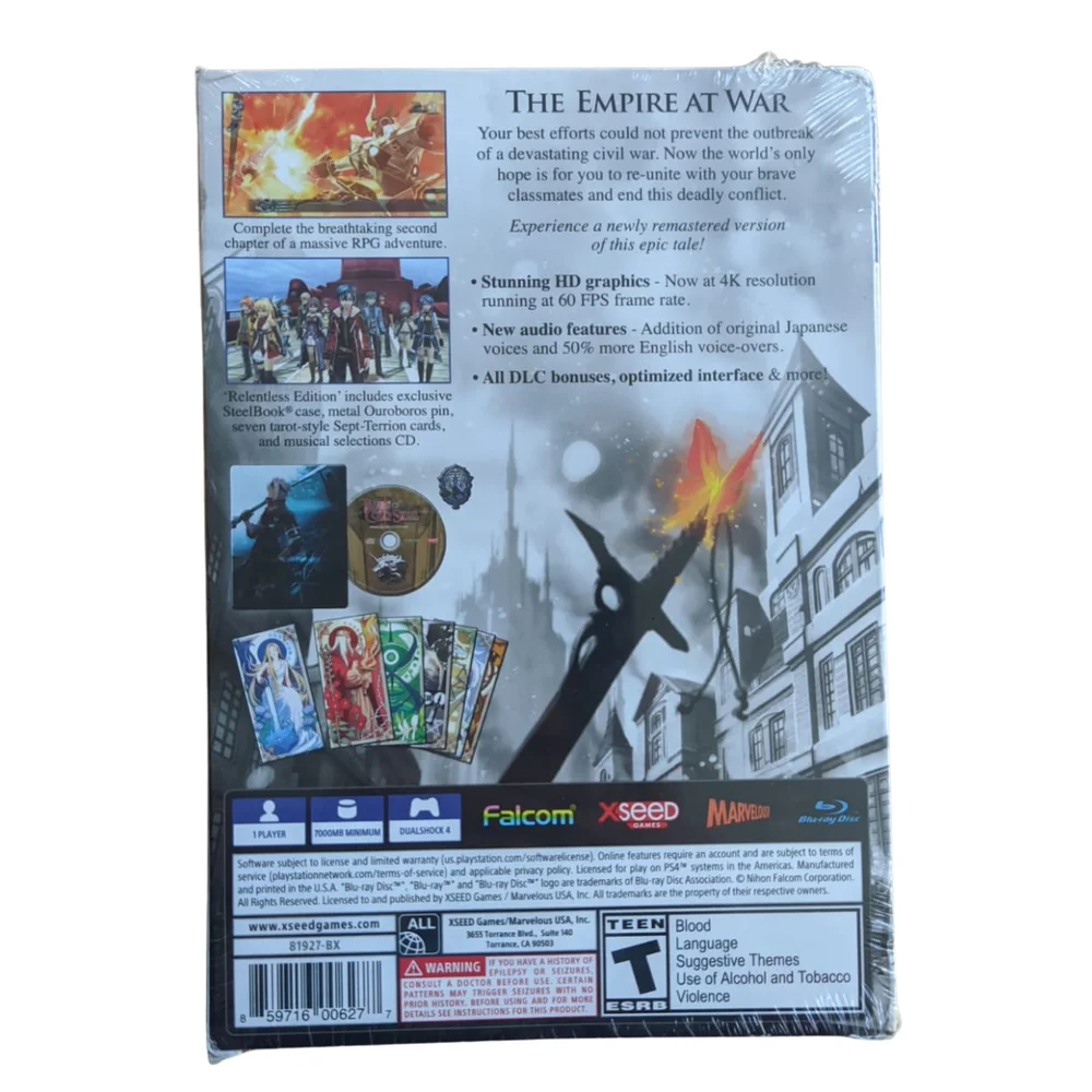 Imagem 4 de 5 do produto Legend Of Heroes Trails Of Cold Steel 2 Relentless Ed Ps4