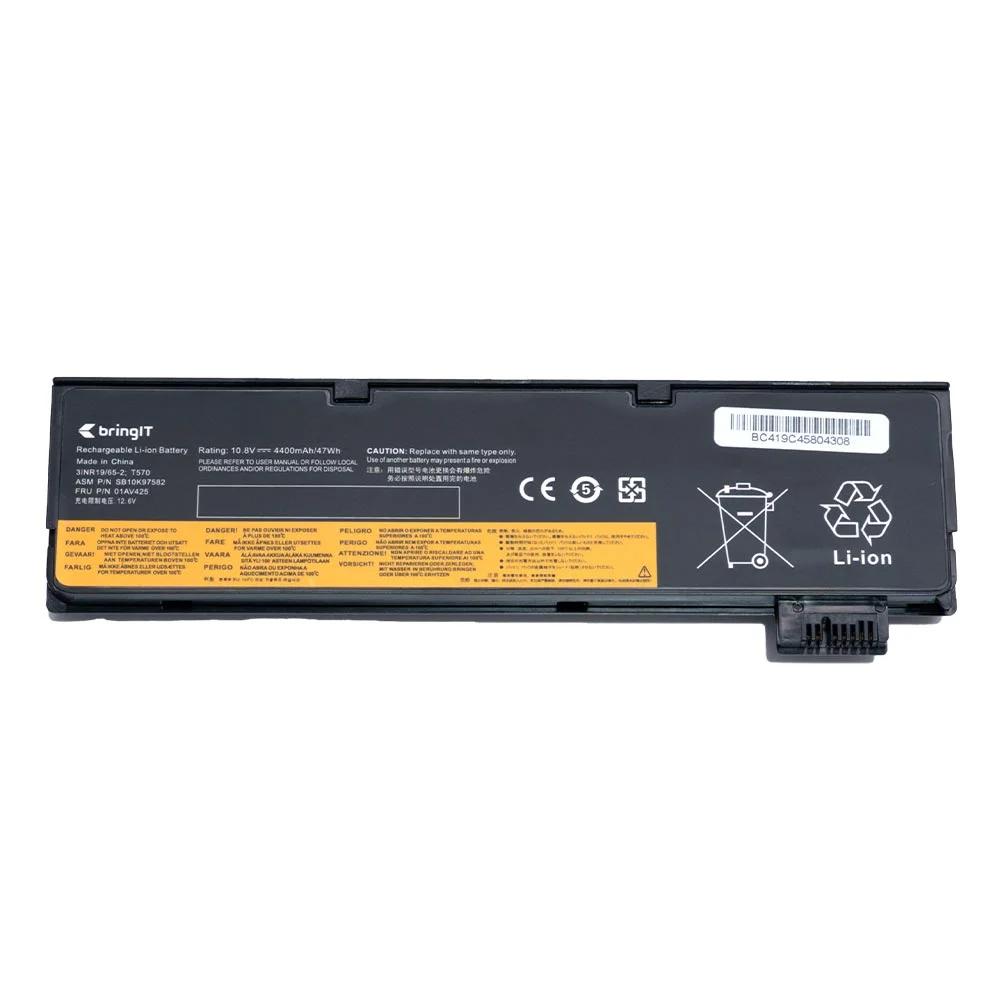 Bateria Para Notebook Lenovo T480-20l5004wmb 11.1 V Externa