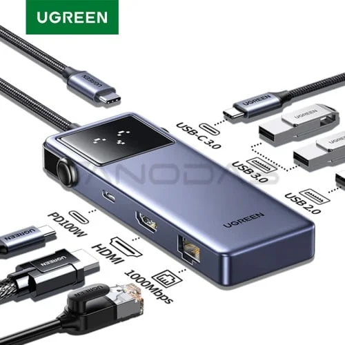 Imagem 4 de 5 do produto Hub Adaptador Usb-c Ugreen Cm888 Uno 7w1 Usb-c 3.2 Gen1 Pd 85w HDMI Usb 3.0