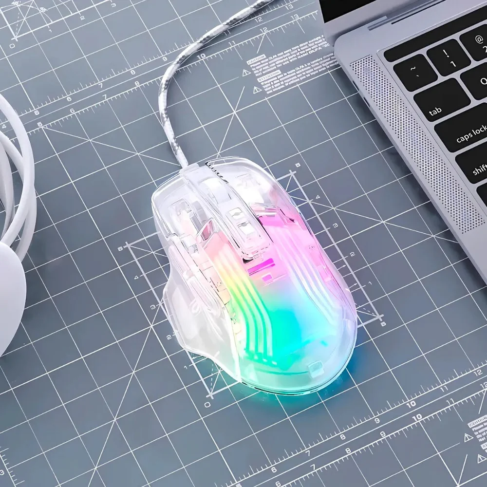 Imagem 3 de 5 do produto Mouse Gamer Xtrike-me Gm-319 Transparente 7200dpi