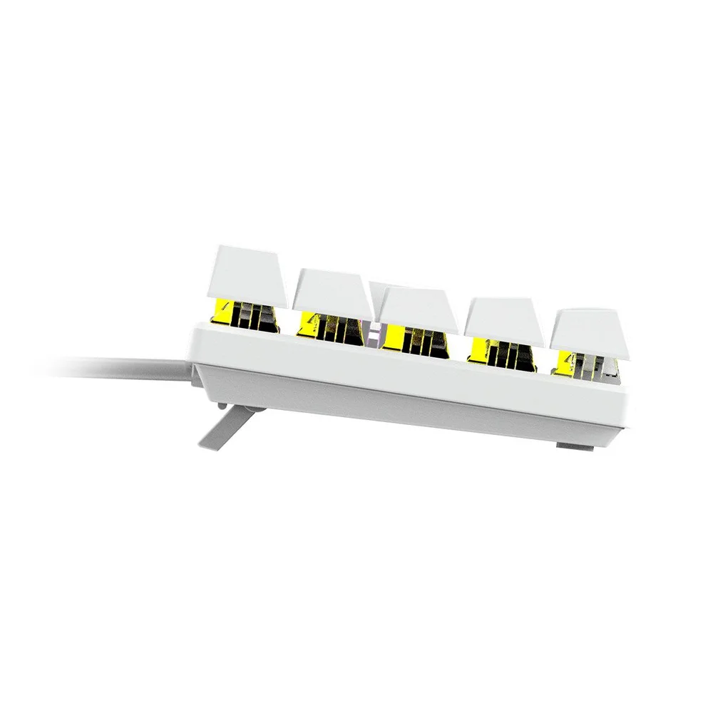 Imagem 4 de 5 do produto Teclado Mecânico 60% Vinik Anihi White - Switch Blue - LED Rainbow - Anihiwhbl