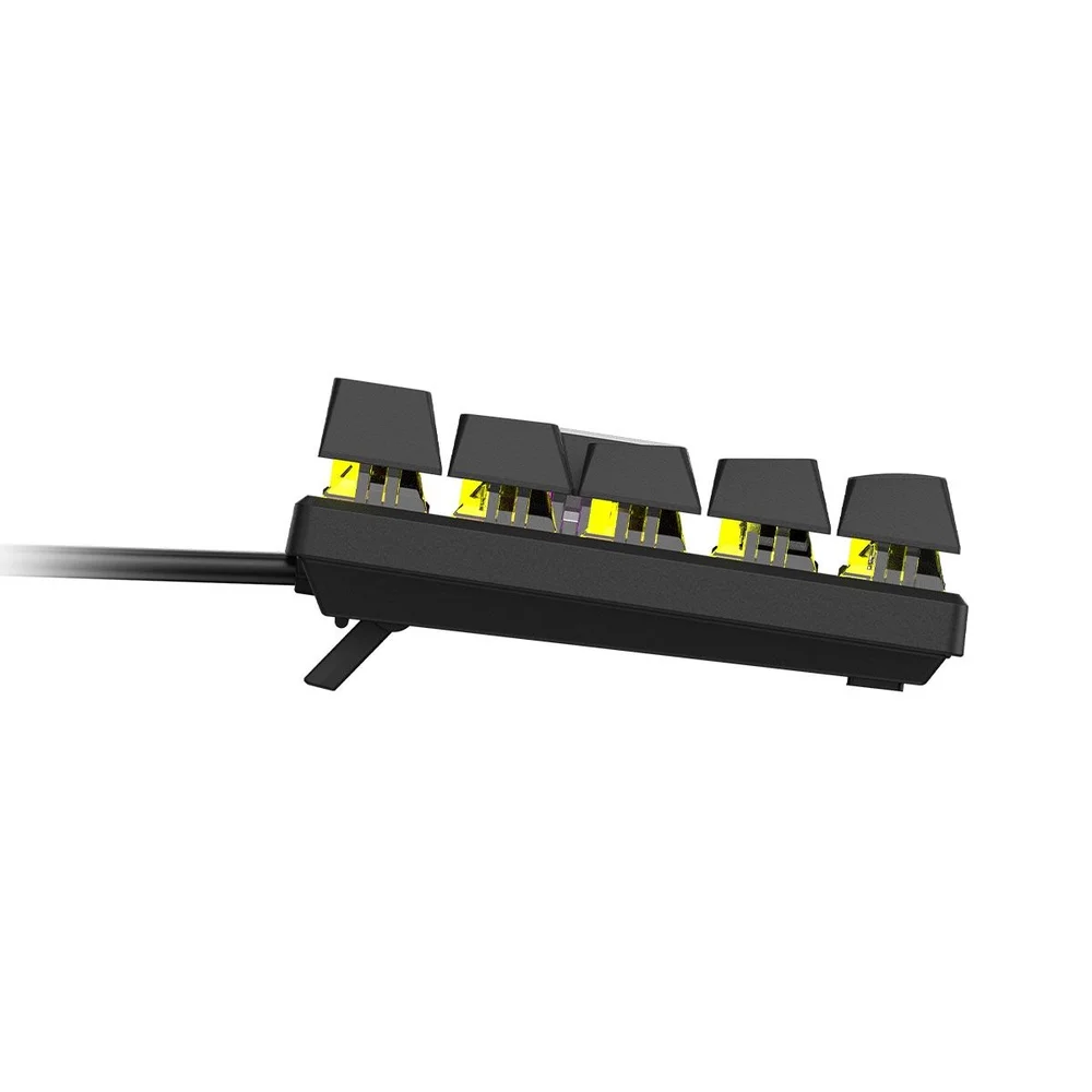 Imagem 3 de 5 do produto Teclado Mecânico 60% Vinik Anihi Black - Switch Blue - LED Rainbow - Anihibkbl