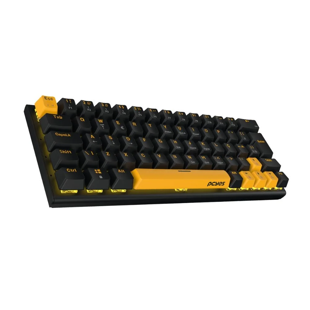 Imagem 5 de 5 do produto Teclado Mecanico 60% PCyes Kuromori - Voyager Edition - Switch Red - Kmvy60rd