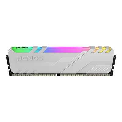 Memoria Gamer PCyes Udimm 16gb Ddr5 5600mhz White Com RGB - Pm165600d5wr