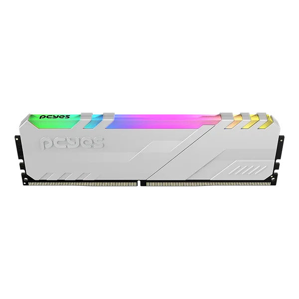 Memoria Gamer PCyes Udimm 16gb Ddr5 5600mhz White Com RGB - Pm165600d5wr