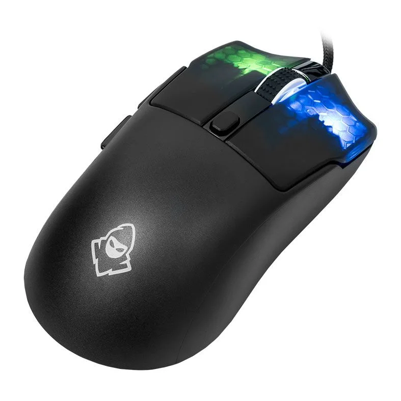 Imagem 5 de 5 do produto Mouse Gamer Mancer Vandrix RGB 7200dpi 125hz 6 Botões Preto - Mcr-vdx-RGB01