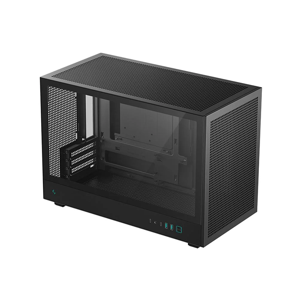 Gabinete Gamer Deepcool Ch260 Mini Tower Vidro Lateral Preto