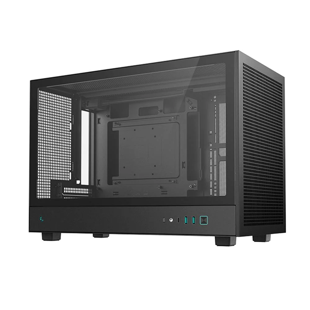 Gabinete Gamer Deepcool Ch260 Mini Tower Vidro Lateral Preto