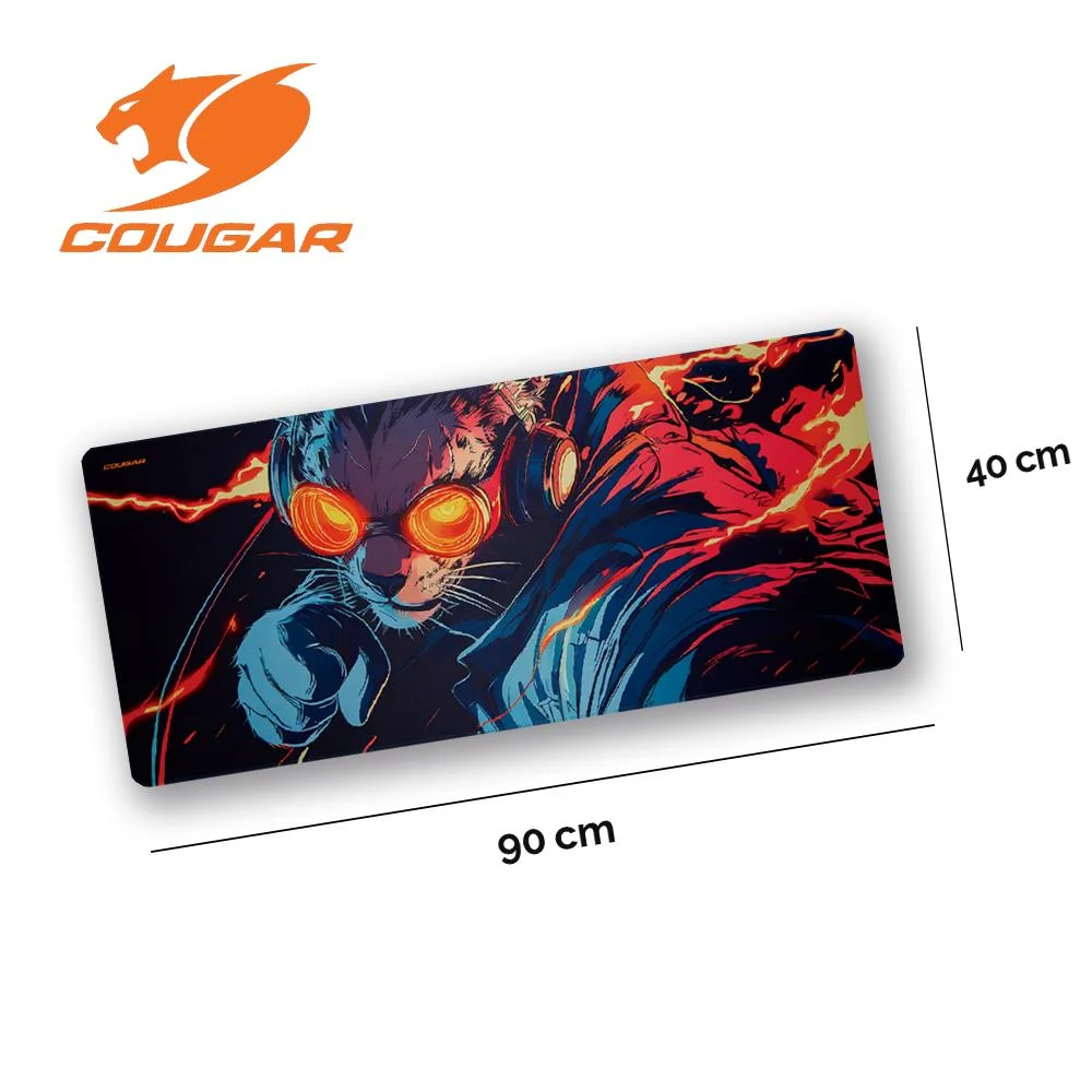 Imagem 3 de 5 do produto Mousepad Gamer Cougar Breaker Cat Xl 900x400x3mm Cgr-breaker-xl