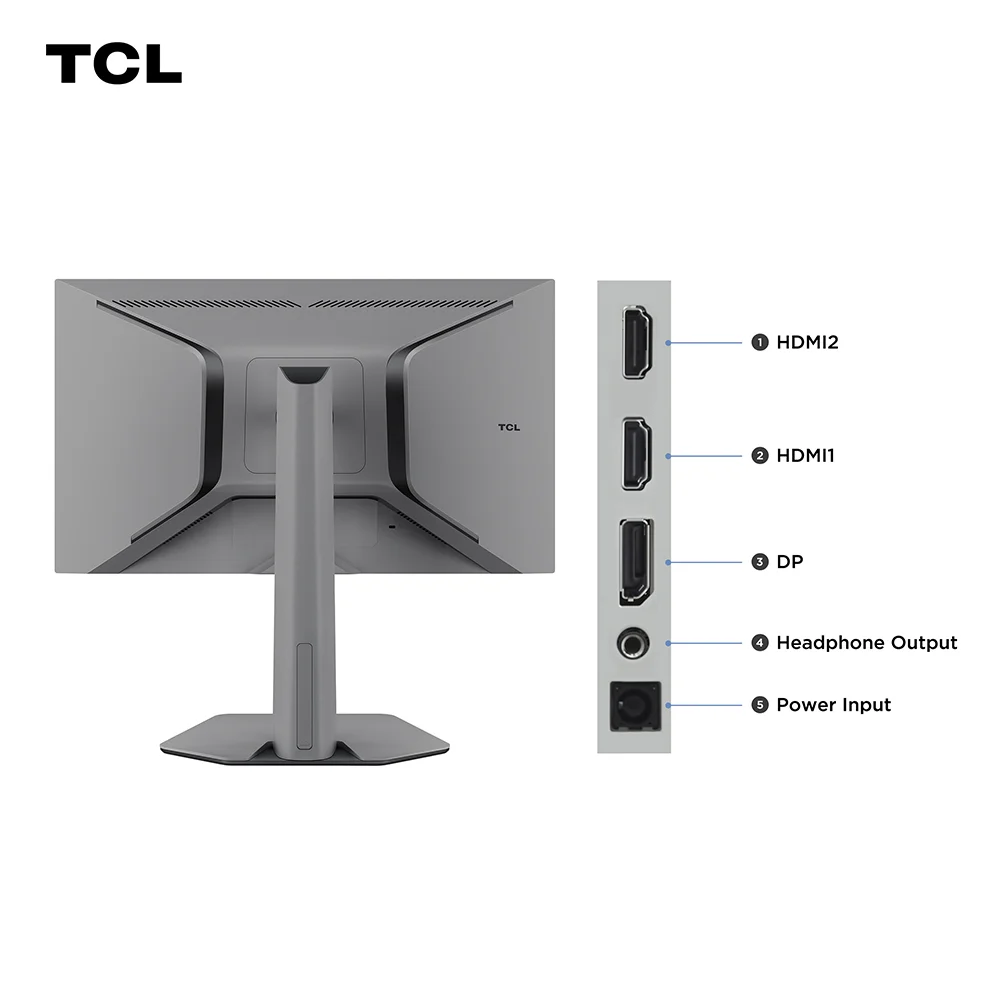 Imagem 3 de 5 do produto Monitor Gamer TCL 25 Polegadas QD-Mini LED Full HD G64 300Hz 1ms (GtG) Freesync HDR 600 nits 25G64