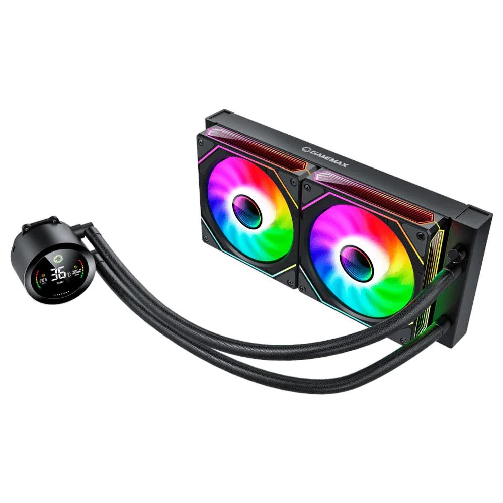 Water Cooler Gamemax Iceburg 240n2 Black ARGB  - Iceburg240n2bkbr 4