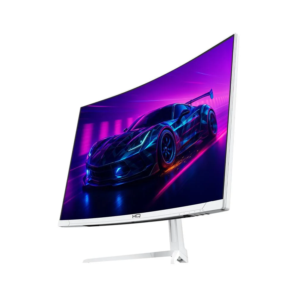 Imagem 2 de 5 do produto Monitor Gamer Branco 27" Curvo 1ms, 180hz, Amd Freesync, Full Hd, HDMI, Dp, Frameless Hq Premium Hqw27c18