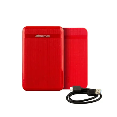 Case Gaveta Para Hd Externo - Vermelho - Verde