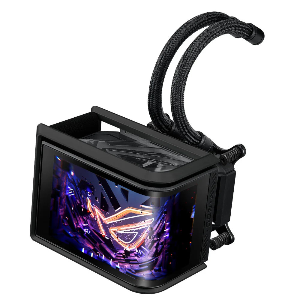 Water Cooler Asus Rog Ryuo Iv Slc 360 ARGB Tela Curva AmoLED 5