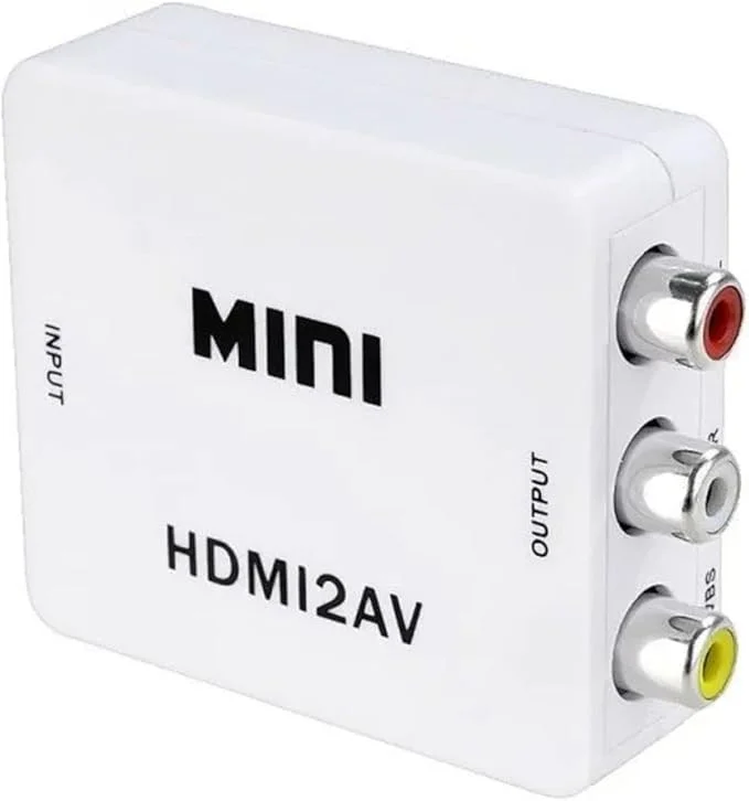 Imagem 2 de 5 do produto Mini Conversor Adaptador HDMI Para Rca Áudio E Vídeo HDMI2av