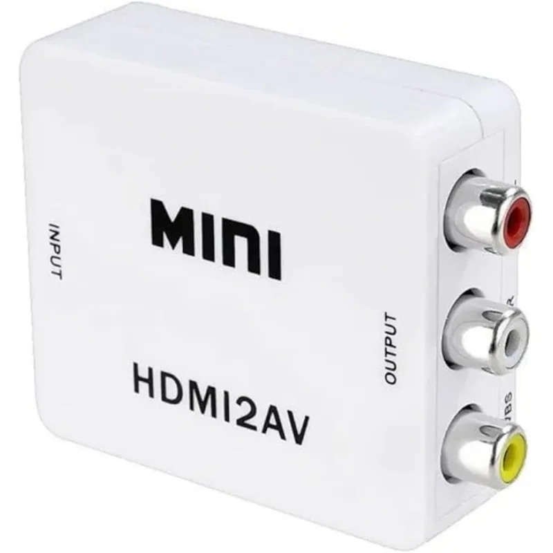 Imagem 4 de 5 do produto Mini Conversor Adaptador HDMI Para Rca Áudio E Vídeo HDMI2av