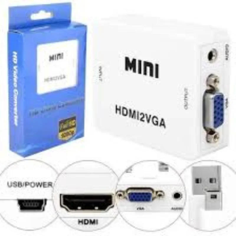 Imagem 4 de 4 do produto Adaptador Conversor HDMI P/ Vga Full Hd HDMI2vga