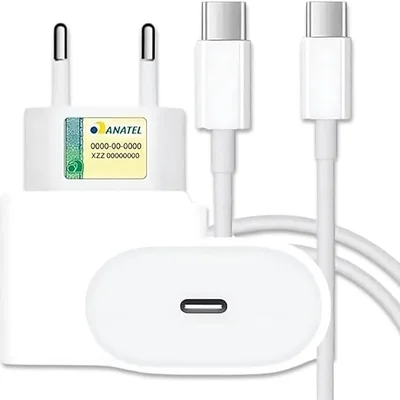 Carregador E Cabo Tipo-c Turbo 30w Para Iphone 15 E Android Gold