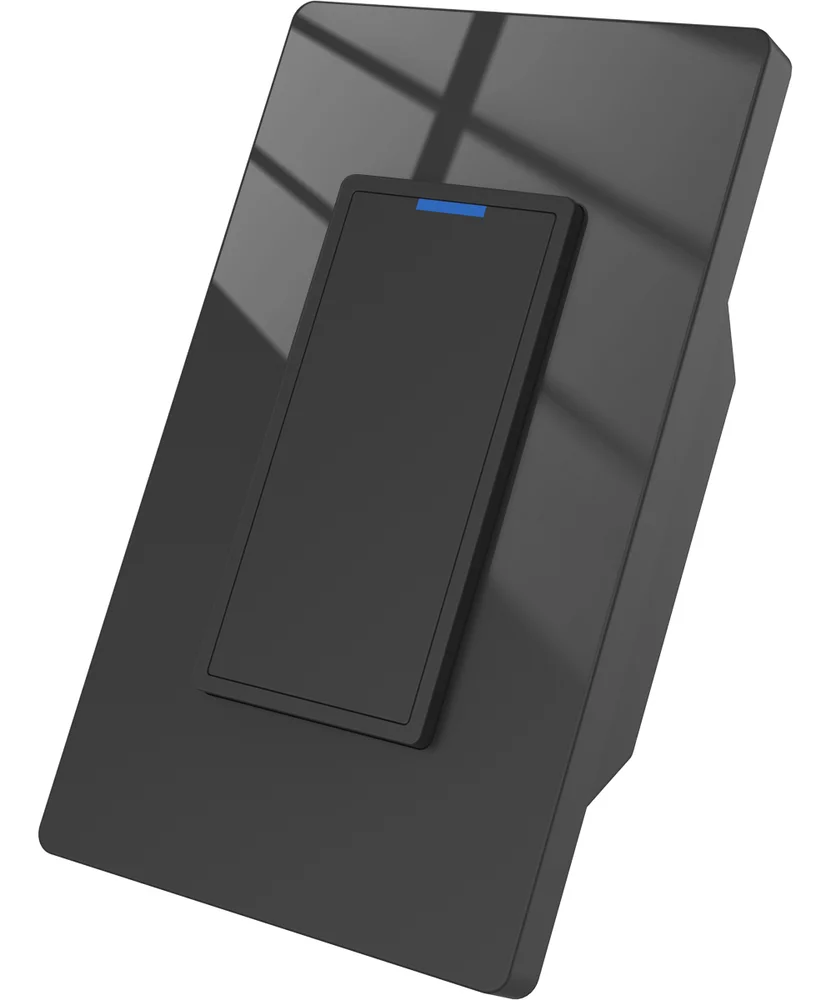 Imagem 4 de 5 do produto Interruptor Inteligente Tecla Física 1 Botão Zigbee Preto  Jwcom Sa-zb279a-pt
