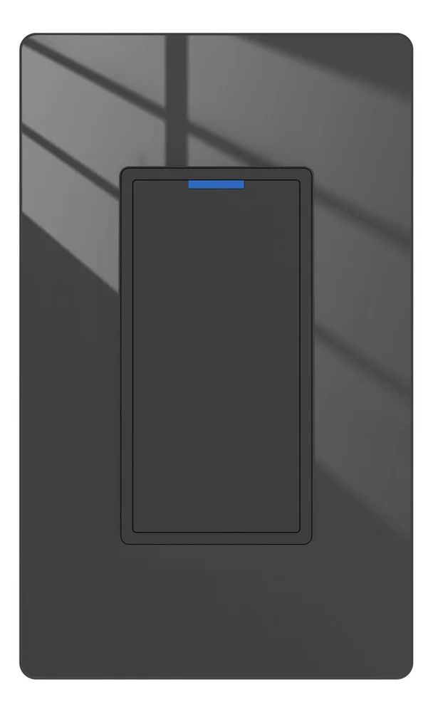 Imagem 5 de 5 do produto Interruptor Inteligente Tecla Física 1 Botão Zigbee Preto  Jwcom Sa-zb279a-pt