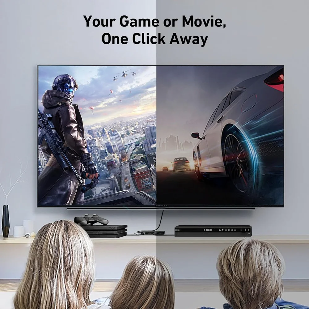 Imagem 3 de 5 do produto Benfei HDMI Switch 4in1 Saída 4k60hz 2k 144hz Tv PC XBOX