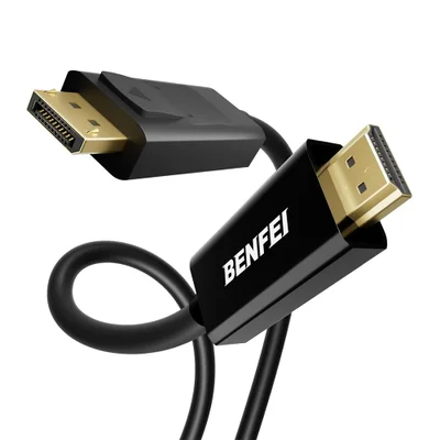 Cabo Displayport Para HDMI 4k 1,8m Benfei Plug And Play
